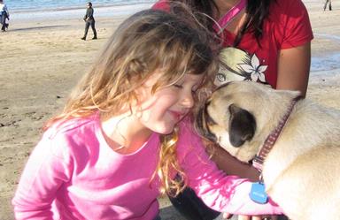 These two really got on so well on Takapuna beach